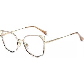 Firmoo Cat Eye Blue Light Reading Glasses for Women, Stylish Cateye Computer Reading Glasses, UV400 Protection