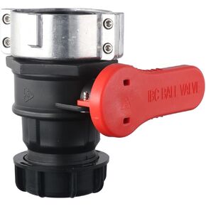 75mm IBC Tote Tank Adapter Ball Valve,Chemical Drum Valve,Tonne Drum Ball Valve,Thread Ball Valves Connector,Coarse Thread Ball Valves Connecto for Water Liquid Container