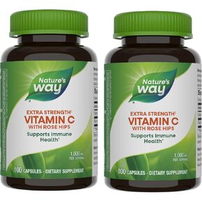 Nature's Way Vitamin C with Rose Hips Extra Strength; 1000 mg per Serving