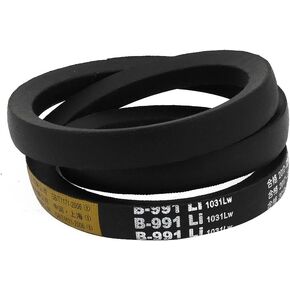 uxcell B991 17mm Width 11mm Thickness Rubber Transmission Drive V-Belt for Electric Machine