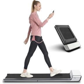 WALKINGPAD P1 Folding Treadmill, Ultra Slim Foldable Treadmill Smart Fold Walking Pad Portable Walking/Jogging Machine with App & Remote Control Grey