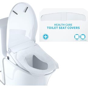 Toilet Seat Covers Disposable 250 Pcs, Flushable Paper Cover, Half-Fold Toilet Seat Covers for Bathroom, Travel, Public Restroom, White