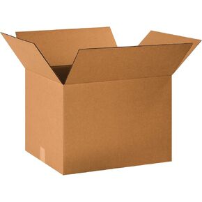 Partners Brand PHD201614 Heavy-Duty Boxes, 20"L x 16"W x 14"H, Kraft (Pack of 15)