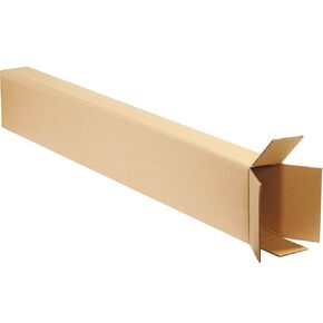 BOX USA B8452FOLMS Side Loading Moving Boxes, 8" L x 4" W x 52" H, 52" Height, 4" Width, 8" Length, Kraft (Pack of 15)