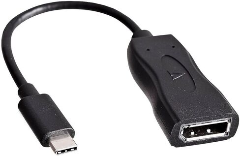 V7 USB-C (m) to Displayport (f) Adapter - Black - V7UCDP-BLK-1N in Kuwait