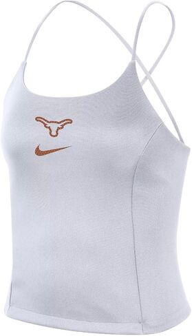 Nike Women's College Icon Clash Tieback Tank Top (US, Alpha, X-Large, Regular, Regular, White, Texas Longhorns) in Saudi Arabia