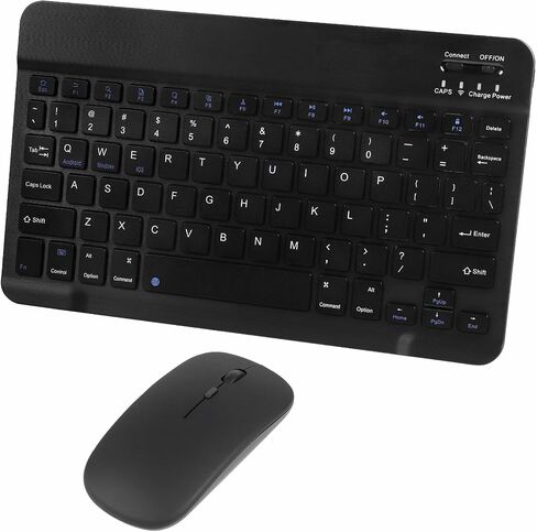 Bluetooth Keyboard and Mouse Combo,Portable Rechargeable Slim Wireless Keyboard and Mice for Computer/Desktop/PC/Laptop/Surface and Windows 10/8/7(Black) in Kuwait