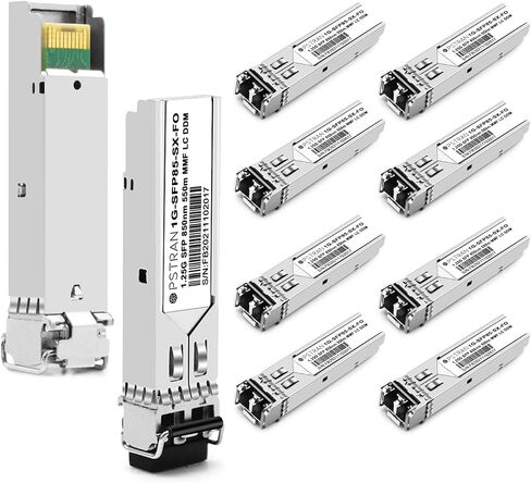 وحدة ارسال واستقبال 1000BASE-SX SFP متوافقة مع اتش بي اي اروبا J4858D J4858DCM JL745A بروكيرف J4858C J4858B J4858A 850nm 550m DDM دوبلكس LC MMF من اوبستران in Kuwait