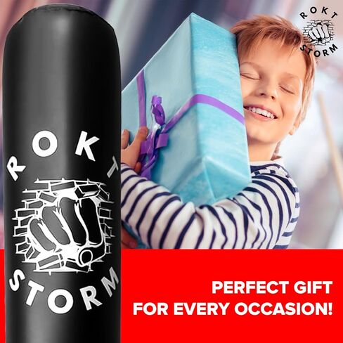 Punching Bag Home Kids Adult Punch Bag PVC Material Durable Shock Resistant Standing Bag Stress Relief Mood Change Divergence Lack of Exercise Fighting Boxing Training Equipment Karate in Saudi Arabia