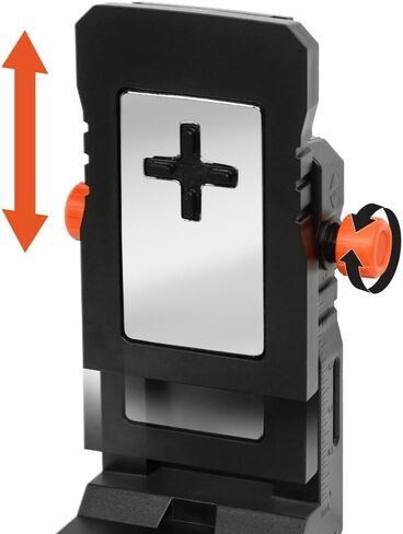 جونسون Level & Tool 40-6422 دعامة تثبيت ليزر مغناطيسية 360 درجة لخط JLN المتقاطع وJDT Dot وJLD الليزر المختلط، حامل متعدد الوظائف، شريطان فيلكرو in Kuwait