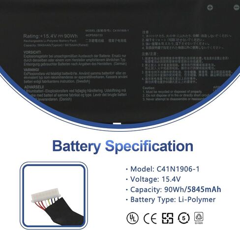 ANTIEE C31N1411 Laptop Battery Compatible with ASUS ZenBook UX305 UX305F UX305FA UX305C UX305CA U305 U305F U305FA U305UA U305CA U305LA Series Notebook 0B200-01180000 11.4V 45Wh 3Cells in Saudi Arabia
