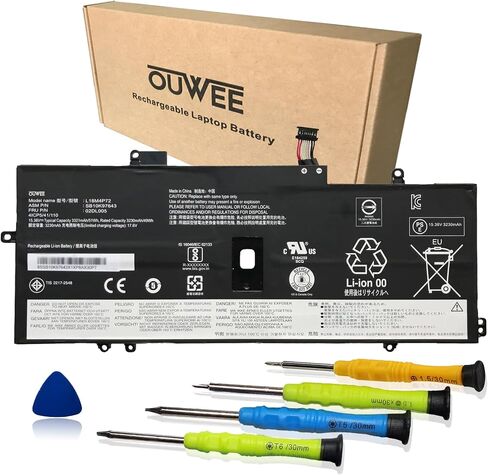 بطارية كمبيوتر محمول OUWEE L15M3PB0 متوافقة مع Lenovo IdeaPad 330S-14AST 330S-14IKB 330S-15ARR 330S-15AST 330S-15IKB Series 5B10Q39202 L15L3PB0 5B10Q39201 L15C3PB1 5B10Q39205 11.25V 52.5 وات في الساعة (الشكل-B) in Saudi Arabia