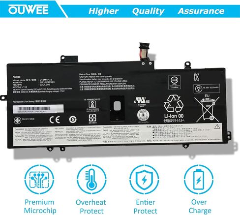 بطارية كمبيوتر محمول OUWEE L15M3PB0 متوافقة مع Lenovo IdeaPad 330S-14AST 330S-14IKB 330S-15ARR 330S-15AST 330S-15IKB Series 5B10Q39202 L15L3PB0 5B10Q39201 L15C3PB1 5B10Q39205 11.25V 52.5 وات في الساعة (الشكل-B) in Saudi Arabia