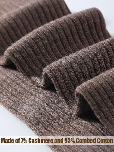 Shihanee 3 Pairs Women Cashmere Cotton Knee High Socks Ribbed Knit Slouchy Socks Soft Warm Boot Socks for Women Girls in Saudi Arabia