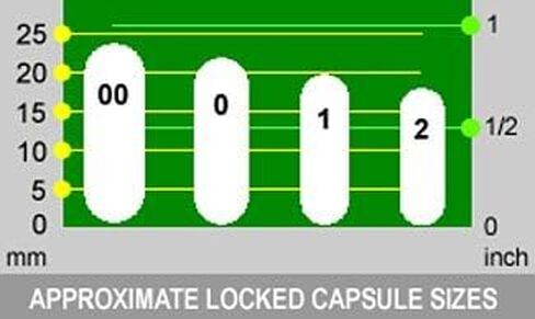 Capsule Connection 1000 Bulk "0" Empty Gelatin Capsules, USA-made, resealable bag in Kuwait