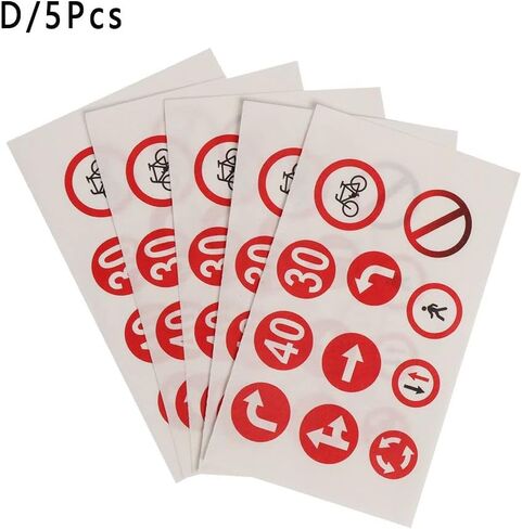 gofidin 8 Set Road Tape Traffic Sign, Railway Road Tape Sticker Wide Traffic Road Adhesive Masking Tape for Kids Study Road Signs Education in Saudi Arabia
