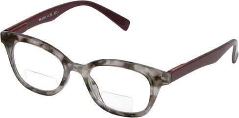 Abyss22 Reading Glasses, Spring Hinge, Bifocal readers for Women and Men (Demi Brown, 2.5) in Kuwait