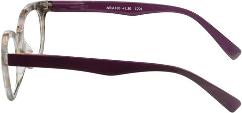 Abyss22 Reading Glasses, Spring Hinge, Bifocal readers for Women and Men (Demi Brown, 2.5) in Kuwait