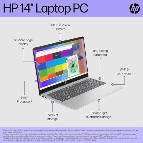 HP Newest Pavilion 15.6" HD Touchscreen Anti-Glare Laptop, 16GB RAM, 256GB SSD Storage, Intel Core Processor up to 4.1GHz, Up to 11 Hours Long Battery Life, Type-C, HDMI, Windows 11 Home, Silver in Saudi Arabia