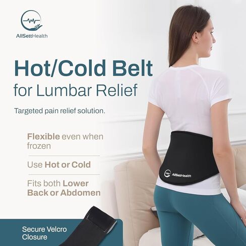 Cooling Towel with Soft Gel Ice Pack Inserts | Included 2 Gel Ice Packs Reusable - Multi Purpose Compression Wrap - Neck, Legs, Arms, Shoulders - Ideal for Post Surgery, Migraines, Hiking and Injuries in Saudi Arabia