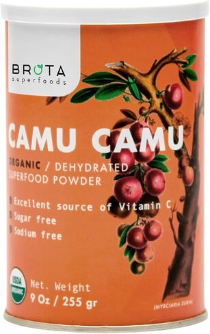 Camu Camu Powder - 9 Oz Immune Booster with Pure Vitamin C - Premium Organic Superfoods - 100% Natural, No Sweeteners or Additives in Saudi Arabia