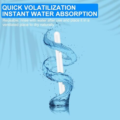 6 قطع عصا دياتوميت ماصة للرطوبة، عصا تجفيف صغيرة قابلة لإعادة الاستخدام، عصا تجفيف قضيب امتصاص الماء النظيف للألعاب والدمى وعصا التجفيف السريع للملابس in Kuwait