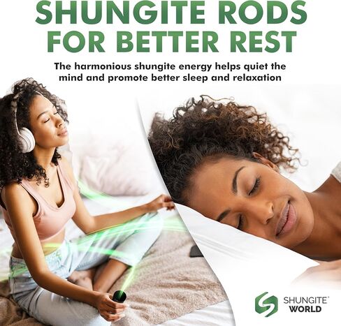 2 pcs Authentic Shungite Harmonizers Polished Cylinders Set Chakra Healing Protection Crystals for Grounding Shungite Stones for Meditation Therapy Negative Energy Protection in Kuwait