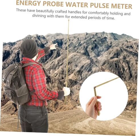 iplusmile Golden Compass Telescoping Probing Rod Folding Tool The Water Witching Rods for Gold to Find Water Probe Rod Dowsing Rod Tool Divining Rod 2pcs in Saudi Arabia