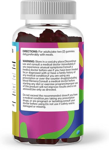 Blue Caps Mushrooms Lion's Mane Mushroom Gummies - 500mg Dual Extracted for Clarity, Focus, and Memory - Strawberry Flavor, Gelatin-Free, Gluten-Free, Non-GMO, Vegan in Saudi Arabia