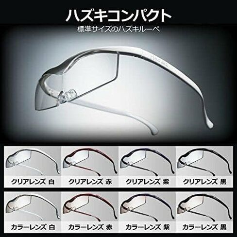 Hazuki Loupe Magnifying Glasses for Close Work | Light Blocking Glasses for Men/Women | Mighty Sight Glasses w/Case | Magnifying Glasses for Reading Anti Blue Ray Glasses | Black Standard-M(1.60) in Saudi Arabia