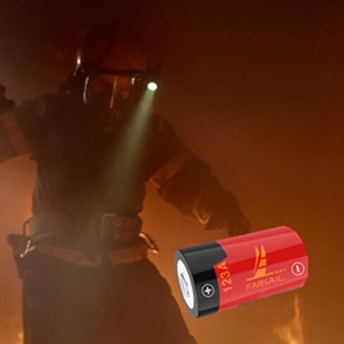 بطاريات FARSAIL Arlo قابلة لإعادة الشحن 123A، 8 عبوات 800 مللي أمبير 123A NiMH بطاريات قابلة لإعادة الشحن لكاميرات Arlo VMC3030 VMK3200 VMS3130 3230C 3430 3530، مصباح يدوي in Kuwait