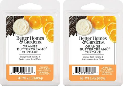 Better Homes and Gardens Scented Wax Cubes 2.5oz 2-Pack (Soft Cashmere Amber) in Saudi Arabia