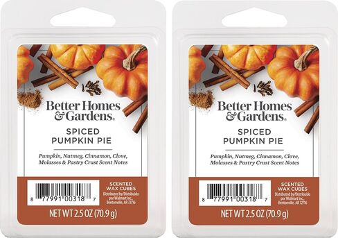 Better Homes and Gardens Scented Wax Cubes 2.5oz 2-Pack (Soft Cashmere Amber) in Saudi Arabia