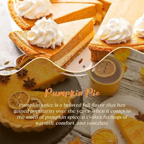 Pumpkin Pie Fragrance Oil 4 Fl Oz (120ml), ARVIDSSON Pumpkin Spice Essential Oil, Natural Pumpkin Pie Oil for Diffusers, Fall Essential Oil for Candle Making, Cozy Autmun Scented Oil in Kuwait