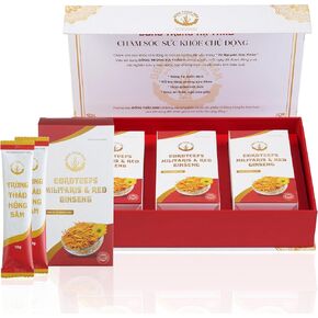 DTN - Pack 30, Cordyceps Militaris and Red Ginseng Powder, Enhance Physical Performance, Boost Energy, Red Ginseng Extract, Ganoderma and Polyscias Fruticosa Extract (Pack 30)