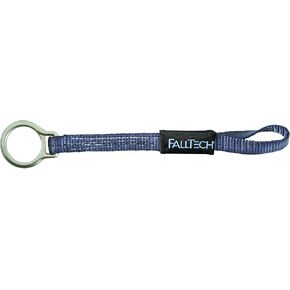 FallTech 8366L D-Ring Extender - Web with Choking Loop and D-Ring, 18", Blue