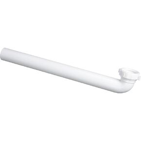 Eastman 35389, White Waste Arm with Slip-Joint Connection, 1-1/2 inch x 15 inch, 2" x 15