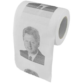 Fairly Odd Novelties Bill Clinton Novelty Toilet Paper, Multi-colored
