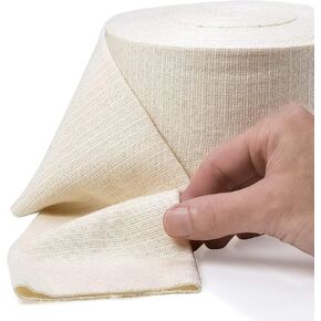 Comfort Elastic Tubular Support Bandage Size : (F) 10 cm x 5 mtr - for Large Knee Support Bandage -Medium to Large Thigh Natural Color.