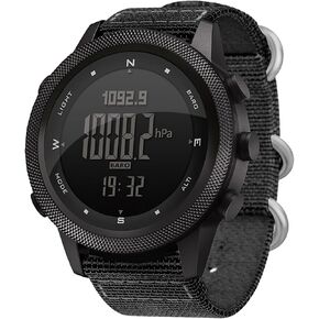 Tactical Watches for Men Digital Outdoor Survival Military Rock Solid Digital Watches with Durable Band, Steps Tracker Pedometer Calories Apache