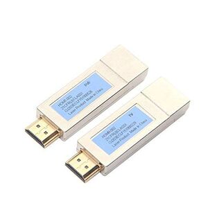 a Pair of HDMI to Optical Fiber Extender Converter with SFP+ Slot, 10km SFP+ LR Transceivers Included, Support HDMI 1.4a, 4Kx2K