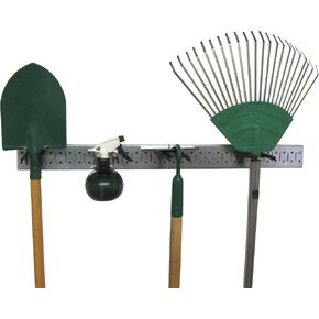 Metal Pegboard Strip Garden Tool Organizer Pegboard Rail Kit