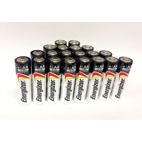 Energizer AA Max Alkaline E91 Batteries Made in USA - Expiration 12/2024 or Later - 20 Count