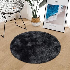 White Small Round Rug Fuzzy Circle Rug Shaggy Nursery Rugs Comfy Circle Reading Rug White Faux Fur Rug Circular Fluffy Rug Plush Circle Carpet Play Mats for Kids Girls Room Princess Castle 2x2ft