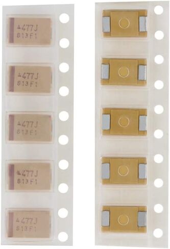 Fielect 10Pcs 470uF Tantalum Capacitor 470uF 6.3V SMD Tantalum Electrolytic Capacitor Patch/7343/D/470uF/6.3V Model in Saudi Arabia
