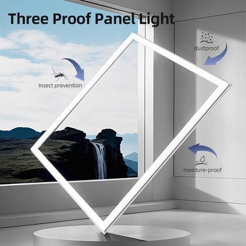 مصابيح لوحة LED بإطار Edge-Lit (23.74 × 0.98 × 23.74 بوصة) in Saudi Arabia