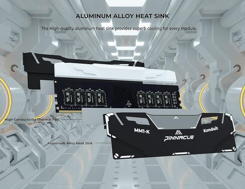 تايم تيك بيناكل كوندوي RGB 16GB KIT(2x8GB) DDR4 3200MHz PC4-25600 CL16-18-18-38 XMP2.0 كسر سرعة المعالج 1.35 فولت متوافق مع AMD وانتل كمبيوتر العاب الكمبيوتر المكتبي RAM - ابيض in Saudi Arabia