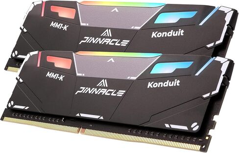 تايم تيك بيناكل كوندوي RGB 16GB KIT(2x8GB) DDR4 3200MHz PC4-25600 CL16-18-18-38 XMP2.0 كسر سرعة المعالج 1.35 فولت متوافق مع AMD وانتل كمبيوتر العاب الكمبيوتر المكتبي RAM - ابيض in Saudi Arabia
