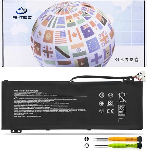 ANTIEE AP16M5J بطارية كمبيوتر محمول لشركة أيسر أسباير 1 A114-31 A114-32 أسباير 3 A314-31 A314-32 A314-41 A315-21 A315-21G A315-22 A315-31 A315-32 A315-33 A315-41 A315-51 A315 -53 A315-53G 2ICP4/80/104 in Saudi Arabia