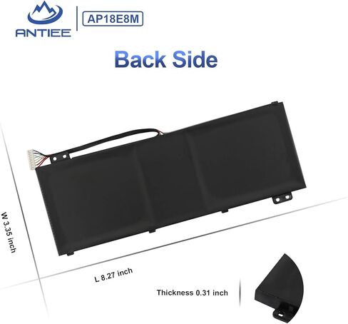 ANTIEE AP16M5J بطارية كمبيوتر محمول لشركة أيسر أسباير 1 A114-31 A114-32 أسباير 3 A314-31 A314-32 A314-41 A315-21 A315-21G A315-22 A315-31 A315-32 A315-33 A315-41 A315-51 A315 -53 A315-53G 2ICP4/80/104 in Saudi Arabia